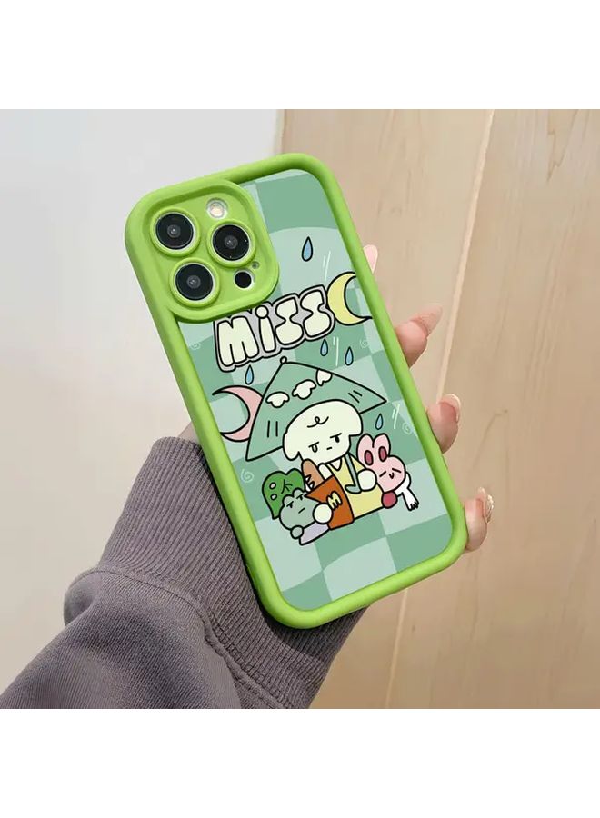 Green Premium Corundum Case For IPhone 16 Pro Drop Protection - Image 3